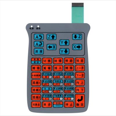 China RAL Industrial Membrane Switch Good Water Resistance Custom Membrane Keypad for sale