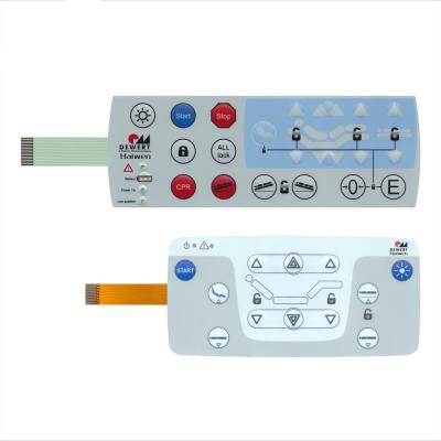 China Interruptor de membrana del teclado de ordenador de la resistencia de agua del interruptor de membrana del OEM FPC en venta