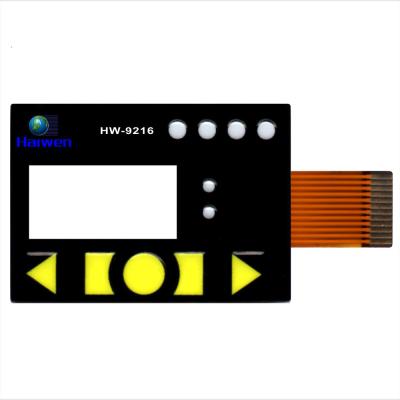 China LCD FPC Membrane Switch Keyboard Graphic Overlay Panel ISO Certificate for sale