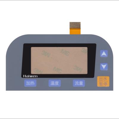 China Illuminated LED Membrane Switch Non Tactile For Electromagnetic Oven for sale