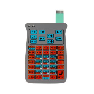 China Film Panneau Graphique Illuminated Membrane Switch Keyboard With Circuit for sale