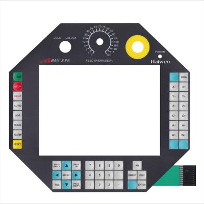 China Matte Finish LED Membrane Switch Keypad With 3M468 Adhesive for sale