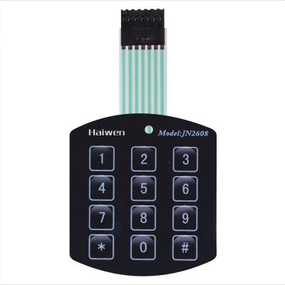 China Capacitive Membrane Touch Switch Tactile Metal Dome Membrane Switch for sale