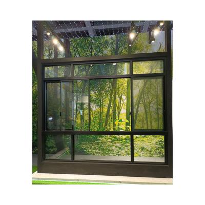China Competitive Price Thermal Break Aluminum Swing Double Glaze Casement Window With Fix Glass for sale