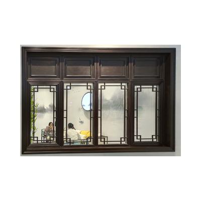 China Latest Design Thick Profile Aluminum Design For Copper Clad Slide And Door Casement Window With Grid Top Fix for sale
