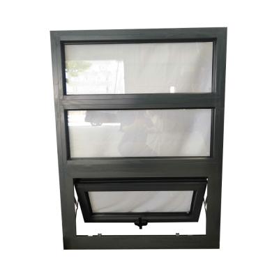 China Commercial Build Hurricane Proof Window Aluminium Chain Winder Awning Window for sale