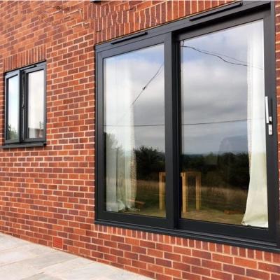 China Anti Theft Aluminum Sliding Window AS2047 Triple Glass Glaze For Residential for sale
