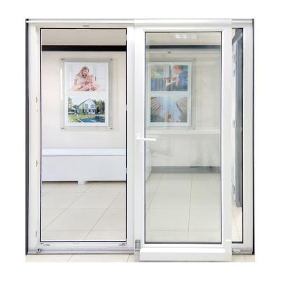 China KDSBuilding Hot Sale Latest Design Modern House Thermal Broken Upvc Double Glass Pvc Tilt Sliding Door for sale