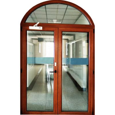 China KDSBuilding Hurricane Impact Proof Film Cover Wooden Color Upvc Windows Doors Production Line for sale