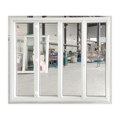 China Thermische isolatie PVC decoratieve deur Bifold Interieur PVC vouw douche deur Te koop