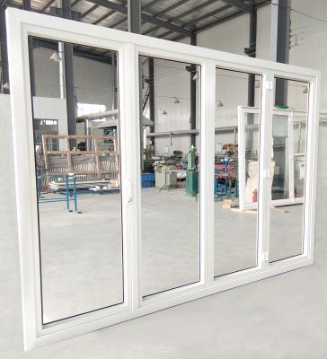 China Swing PVC Decorative Door Soft Plastic High Speed Stack Upvc Folding Door for sale