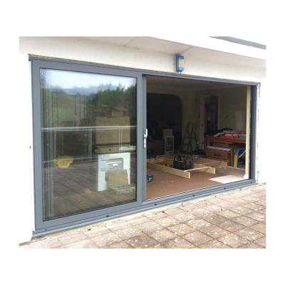 China Customized Exterior Interio Soundproof Thermal Break Low-E Glass Aluminum Lift Sliding Doors for sale