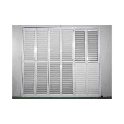 China Waterproof Safety Aluminum Window Shutter Modern Vertical Louver for sale