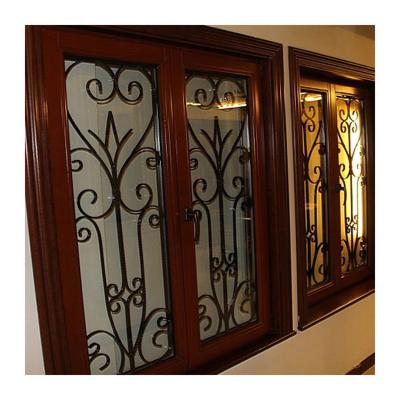 China KDSBuilding New Design Double Glazed Moulding Solid Series Wooden Casement Window Wooden Frame Timber Casement Windows for sale
