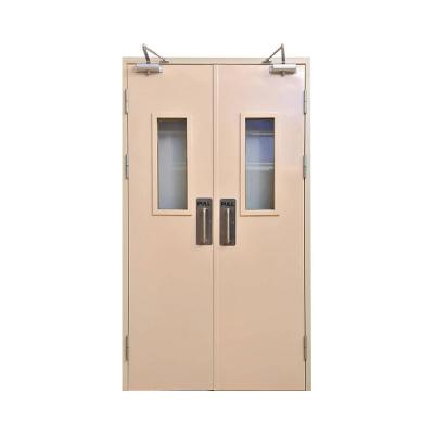 China Safety Fire Rated Exit Door Steel Emergency Fire Prevention Door for sale