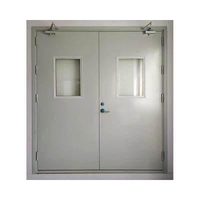 China Metal Steel Security Door Hurricane Impact Proof Exterior Decorative Door for sale