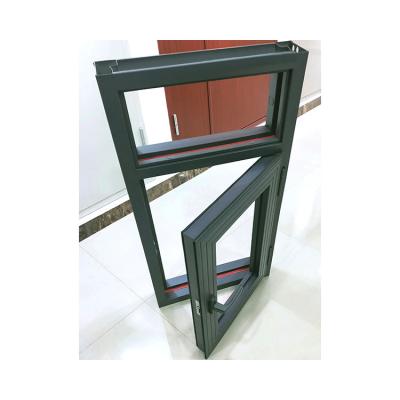 China Thermal Break Tinted Glass Window Stainless Steel Window Grill for sale