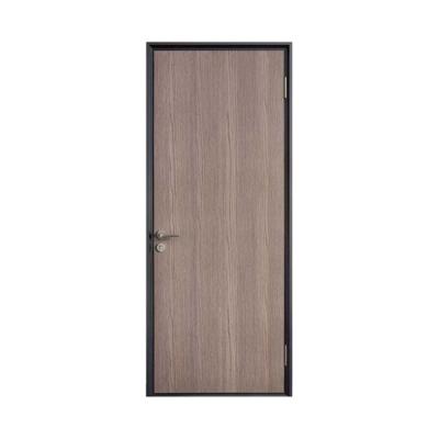 中国 メタルフレーム 木製の内部ドア 木製の仕上げ 寝室の窓ドア 販売のため