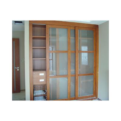 China Bedroom Furniture Solid Wooden Wardrobe Adjustable Height Antique for sale
