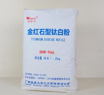 China Tindowa DHR-966 Rutile Titanium Dioxide CAS # 13463-67-7 for sale