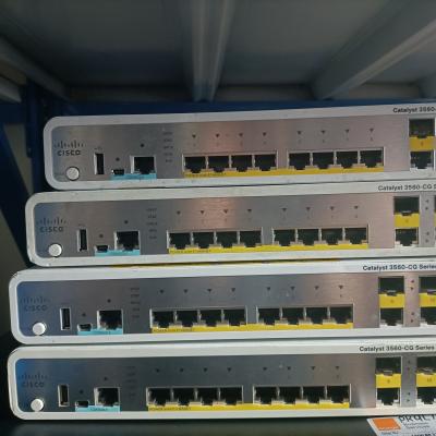 China SNMP Managed WS-C3560CG-8PC-S 8 Port Poe Switch Ports 2 Uplink Ports IP Base Switch for sale