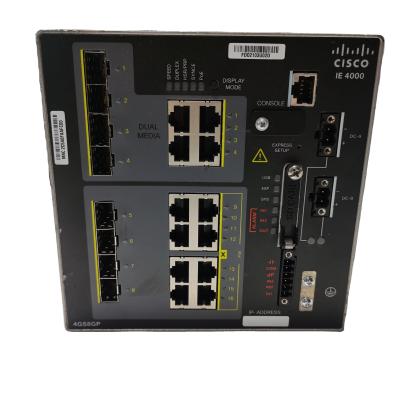 China Used IE-4000-4GS8GP4G-E Network Switch 48 Port  With 4 X SFP 1G And 8 X 1G PoE LAN Base Used for sale