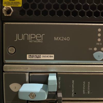 China Stock MX240 Universal Routing Platform Private Mold Enterprise Router from Juniper for sale
