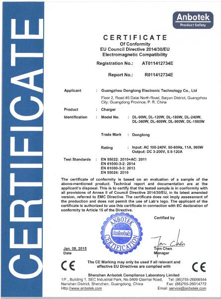 CE certification - Guangzhou Donglong Electronic Technology Co.,ltd