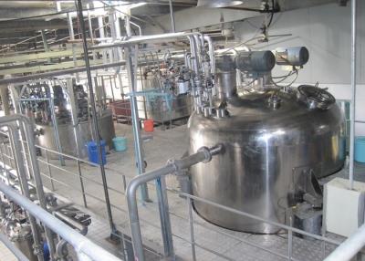 China Stainless Steel Liquid Detergent Production Line With Automatic Filling Machine for sale
