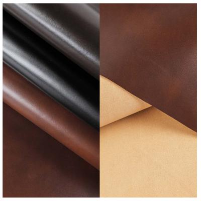 China Silicone Fine Texture Wearable Waterproof Leather Fabric For Handbag for sale
