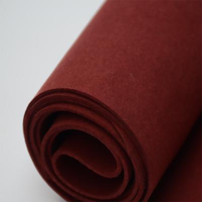 China SGS PU Brick Red Microfiber Leather Fabric Mildewproof Suede Textile For Furniture for sale