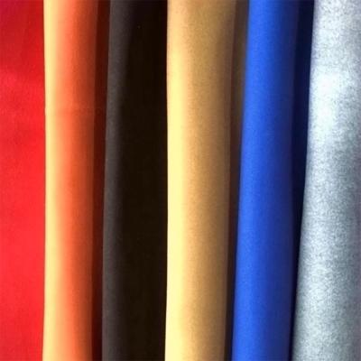 China Fadeless 0.65mm Synthetic Suede Microfiber Leather Fabric For Sofas for sale