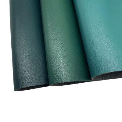 China O falso de couro artificial do PVC da tela do PVC do verde de Morandi da grão transversal cobre para bancos de carro à venda
