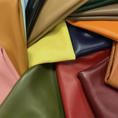 China Colorful Custom Leather Apparel Environmentally Friendly Microfiber Vegan Leather for sale