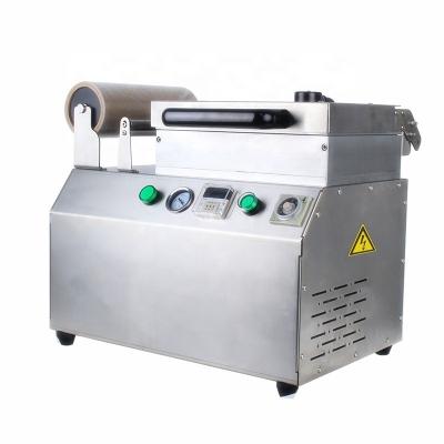 China Fish Skin Pack Processing with DUOQI DQ-240VCT Multifunctional Vacuum Skin Packing Machine 120 BPH for sale