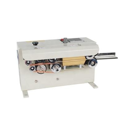 China Plastic Packaging Material Heat Sealing Machine within 12 m/min Continuous Sealing for sale
