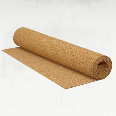 China Popular Cork covering substrate/cork roll underlay,200kg/m3-300kg/m3 ,good sound and heat insulation for sale