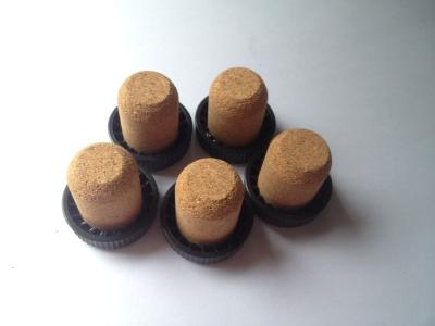 China Micro agglomerate cork T-cap stopper for sale