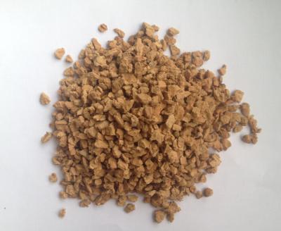 China 4~6mm Diameter, 70~80g/L Density,Nature Eco - Friendly corks granules, Good flooring material for sale