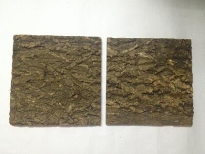China Wholesale Tree Bark Cork Wall Tile with cork backer for sale