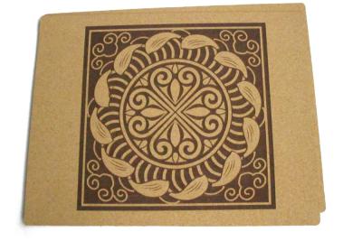 China Custom printing cork table mat for sale