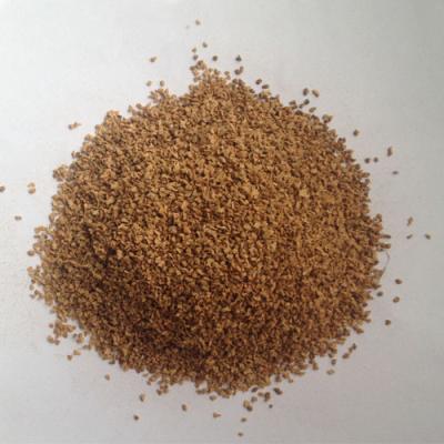 China 1-1.5mm,70~80g/L density,Popular Nature light corks granules for cork sheet/roll,environmental and sound insulation for sale