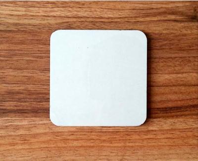 China Wholesale 10*10cm  Square Blank MDF coaster with white top for DIY printing artwork for sale