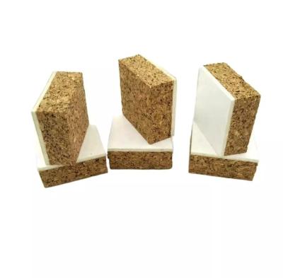 中国 Wholesale Price 35*35*14+2MM Protection Spacers with Foam Separator Cork Pads For Glass 販売のため