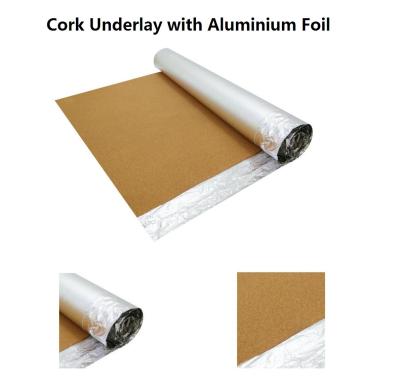 China 2016 nuevo estilo Corkment Underla/substrato con el papel de aluminio, la densidad 200-300kg/m3, la buena prueba húmeda y de los sonidos en venta