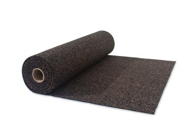 China Recycled Rubber Corks Roll Flooring Underlay, Sound Insulation and Soundproof , Customized Size for sale