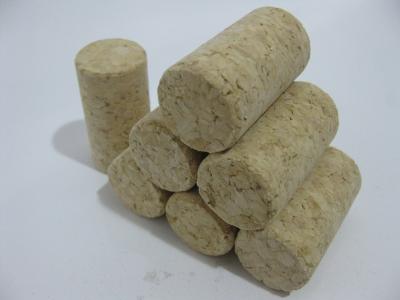 China 24*44MM Wine Cork Stopper & Champagne Cork with Fine Grain Agglomerated Cork Material for sale