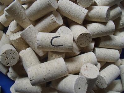 China C Grade 1+1 Wine Cork Stopper & Champagne Cork 24*44MM with Fine Grain Agglomerated Cork Material for sale