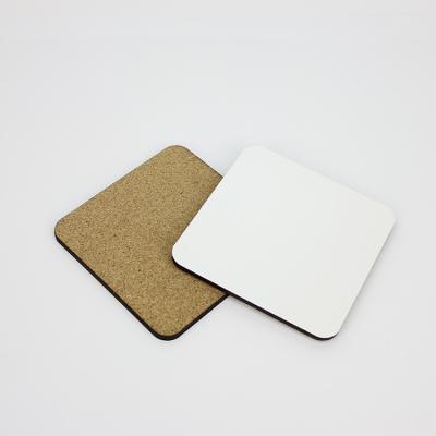 China Chinese Factory Price 100/95/90mm Custom Printing Sublimation Blank MDF Drink Square Coasters for sale