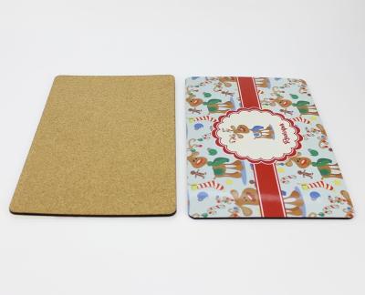 China Factory Wholesale 295*210*4mm Sublimation MDF Blank Placemat with White Coating for sale
